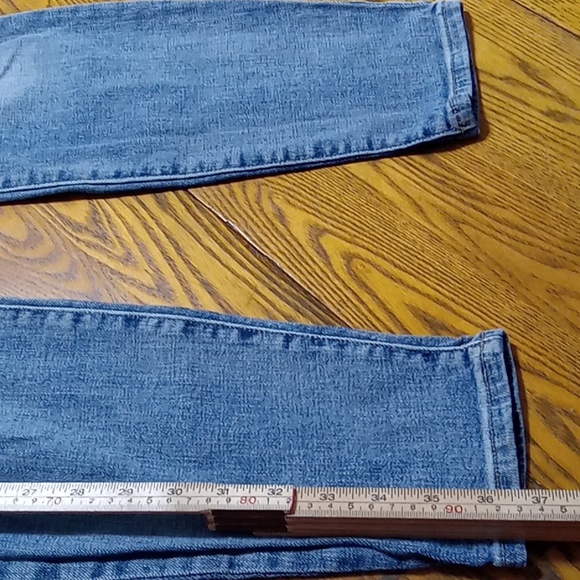 LUCKY BRAND Jeans Womens 6 / 28 BLUE ANKLE BUTTON FLY Preowned Spring - Picture 3 of 8
